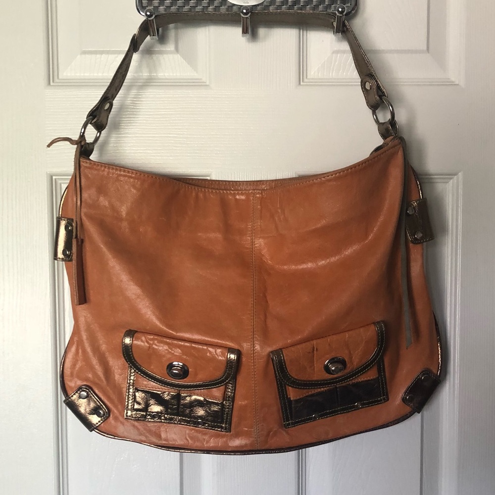 Tano Bag in Orange Leather